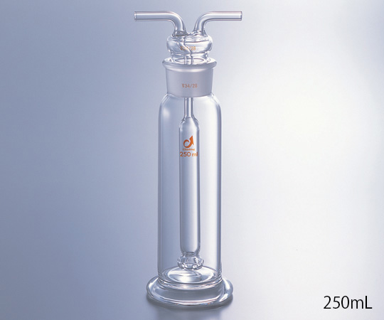 1-9544-02 ガス洗浄瓶（ムインケ式） 250mL 0454-02-10
