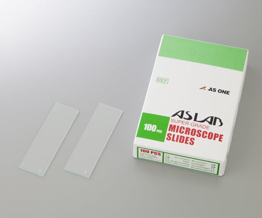 アズラボ(アズワン)1-9645-11アズラボスライドガラス（ソーダ）切放・フロストなし１００枚入１０１１７１０２【1箱(100枚入)】(as1-1-9645-11)