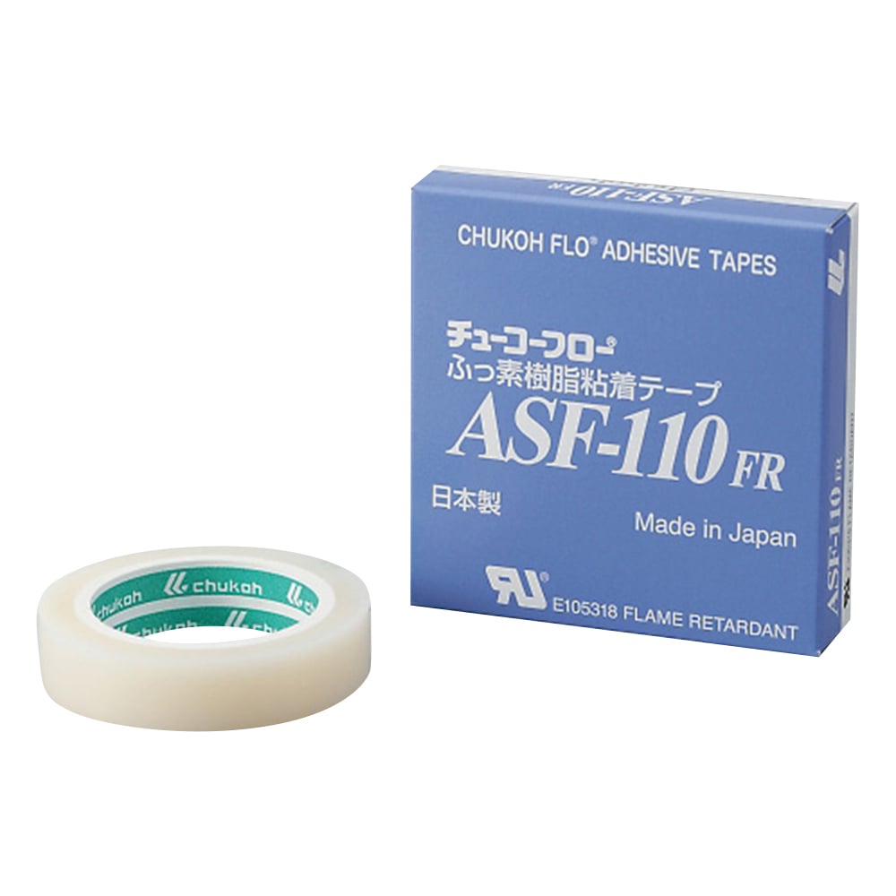 チューコーフロー フッ素樹脂粘着テープ(透明タイプ)AFA113A-10X50