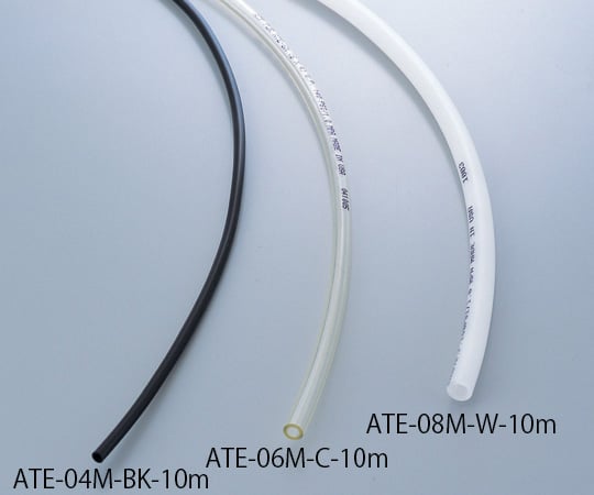 1-9853-01 ポリウレタンチューブ φ2.5×φ4mm 1巻（10m） ATE-04M-BK-10m