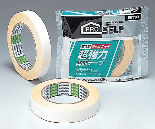 日東電工1-9970-01PVC(塩化ビニル樹脂)用超強力両面テープJ0980【1巻】(as1-1-9970-01)