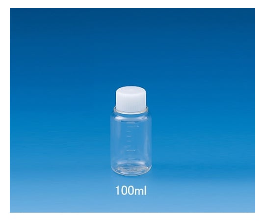 ニッコー10-0711-55　ＰＣ製テクノボトル　（細口）１００ｍL　1007-11