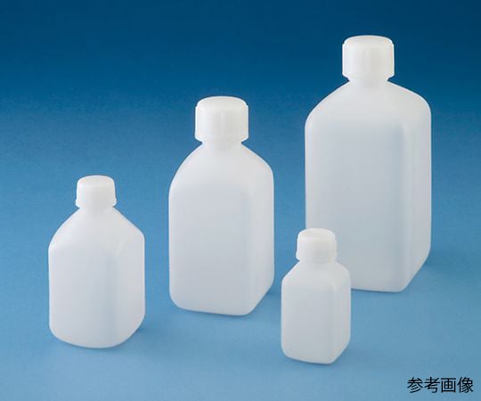 ニッコー10-2901-55　細口角型規格瓶　100mL 1029-01