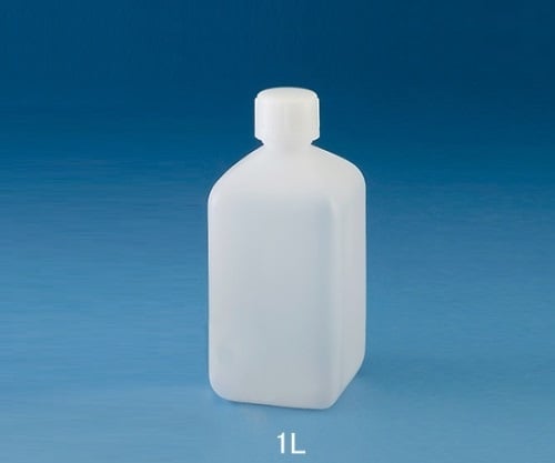ニッコー10-2904-55　細口角型規格瓶１Ｌ　102904
