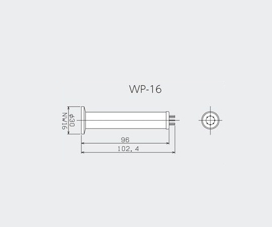 ピラニ真空計　GP-1G＋測定子WP-16　GP-1G/WP-16