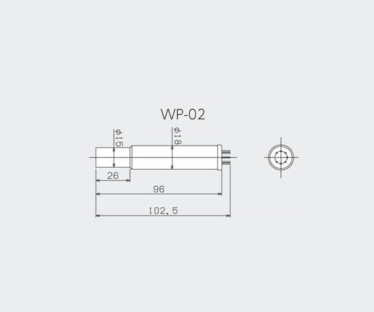 ピラニ真空計　GP-1Gケース付＋測定子WP-02　GP-1G（ケース付き）/WP-02
