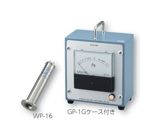 2-081-04 ピラニ真空計 GP-1Gケース付＋測定子WP-16 GP-1G（ケース付き）/WP-16