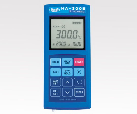 2-1082-13 ハンディ熱電対温度計 フルファンクション E熱電対 -200～+800℃ HD-1302E