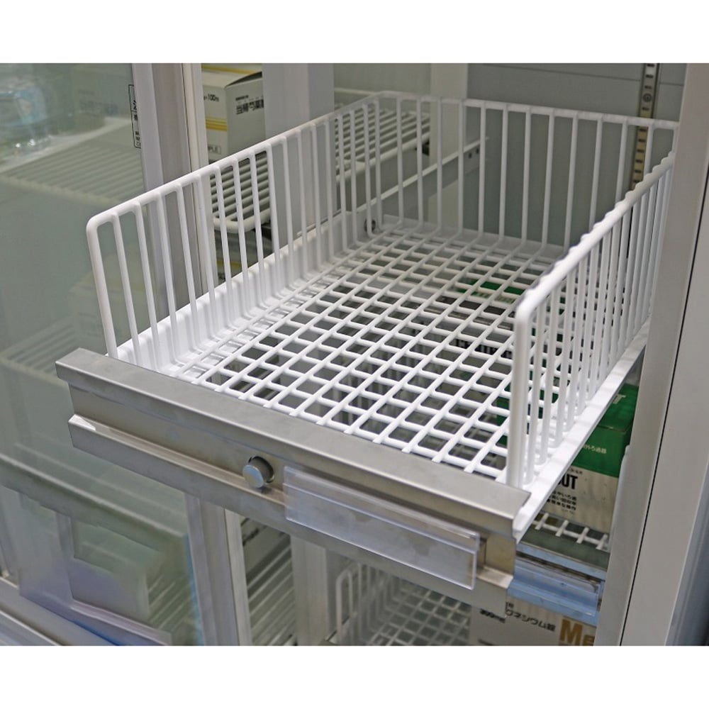 2-1199-13 インバータ薬用冷蔵ショーケース（ノンフロン） 550L IM-552