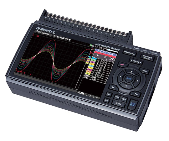 グラフテック2-1423-11-70　多チャンネルデータロガー　レンタル5日　校正証明書付 GL840-M