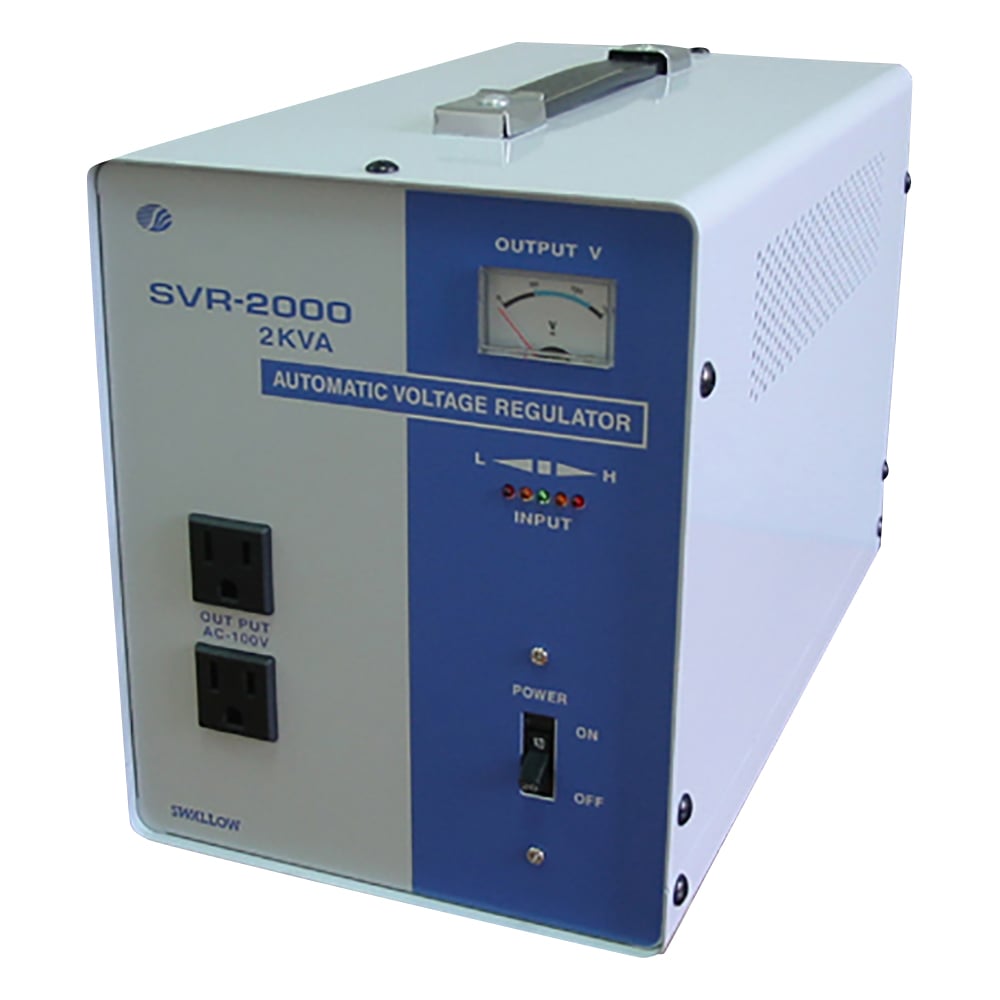 交流定電圧電源装置 100V-20A スワロー電機 aso 2-1425-02 病院・研究