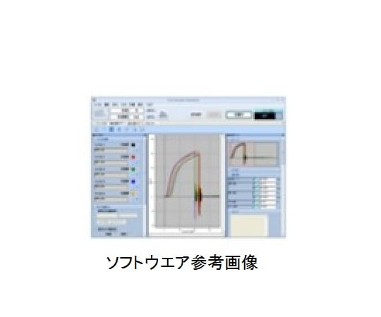 2-1431-15 デジタルフォースゲージ用グラフ作成・編集ソフトウェア ForceRecorder スタンダード Force Recorder Standard