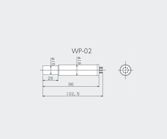 ピラニ真空計　GP-2001G＋測定子WP-02　GP-2001G/WP-02