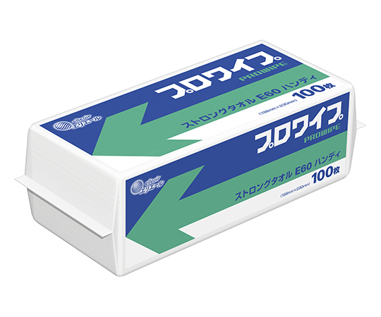 エリエール(大王製紙)2-1620-05プロワイプストロングタオル１９８×２３０ｍｍＥ６０ハンディ【1ケース(100枚×16袋入)】(as1-2-1620-05)