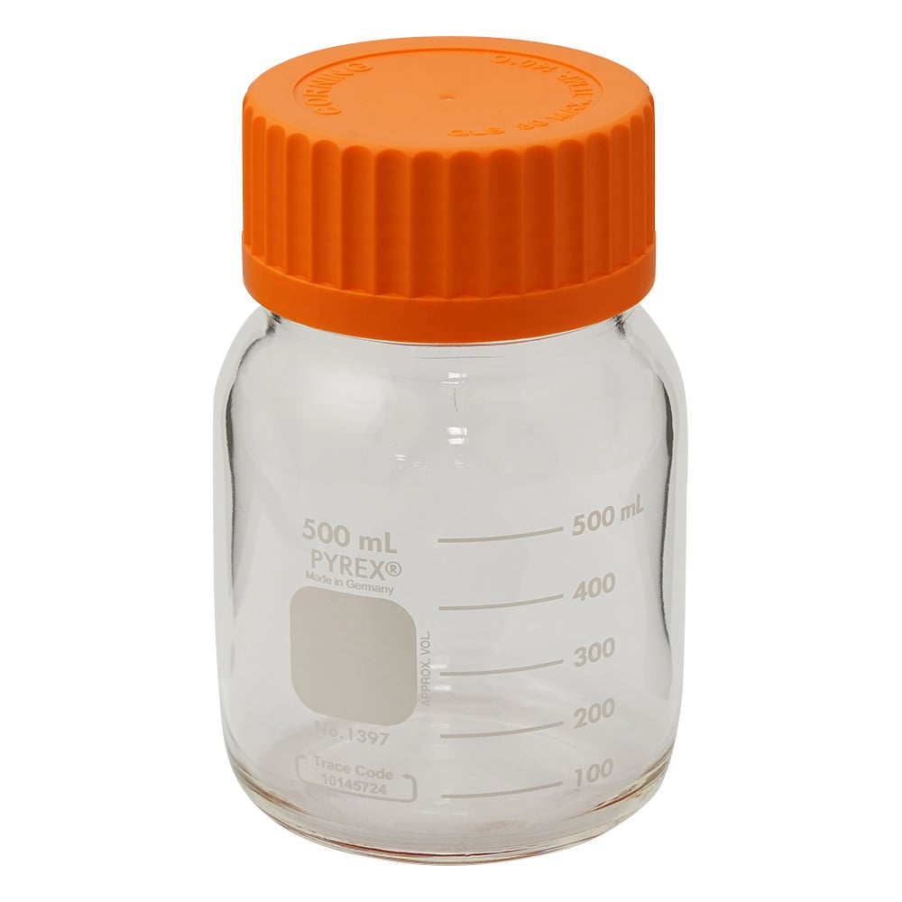 メディウム瓶広口（PYREX（R）） 500mL 1397-500