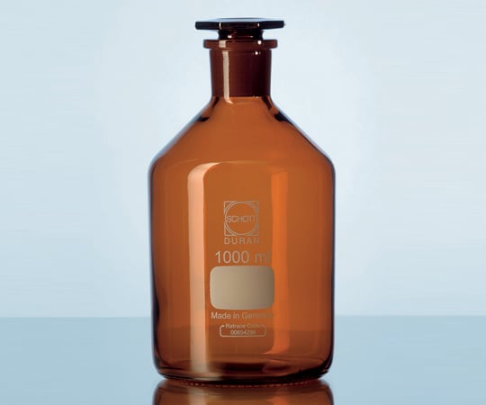 SCHOTT/DURAN2-1971-05試薬瓶（栓付き）（デュラン(R)）茶５００ｍL【1本】(as1-2-1971-05)