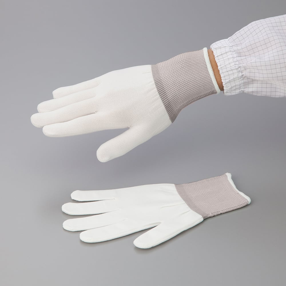 アズピュアインナー手袋　(オーバーロックタイプ)　ポリエステル製　LL　10双入