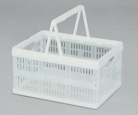 アイリスオーヤマ2-2293-01折りたたみコンテナー(取手付き)ＴＯＣ３２Ｌクリアー【1個】(as1-2-2293-01)