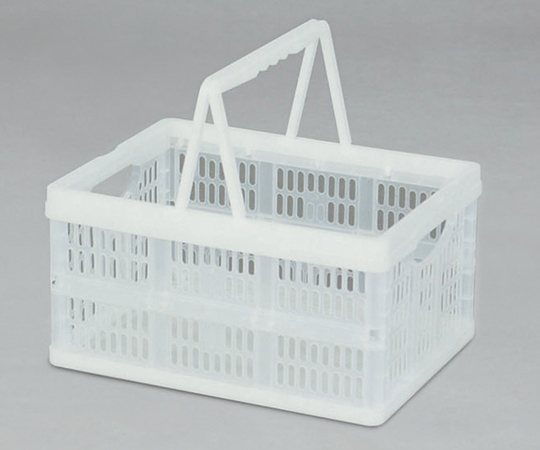 アイリスオーヤマ2-2293-02折りたたみコンテナー(取手付き)ＴＯＣ１６Ｌクリアー【1個】(as1-2-2293-02)