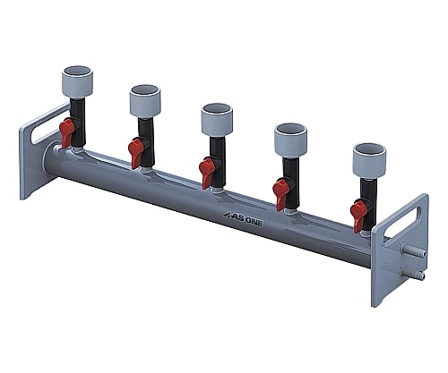 アズワン2-258-02フィルターホルダーマニホルド（塩化ビニル製）５連式【1個】(as1-2-258-02)
