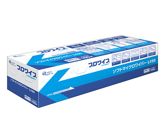 エリエール(大王製紙)2-2624-03プロワイプ・ソフトマイクロワイパーＬ１５０６００×３８０ｍｍＬ１５０１５０枚×１２箱【1箱(150枚×12箱入)】(as1-2-2624-03)