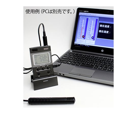 2-2740-31 高性能デジタル温度湿度計 EX-502