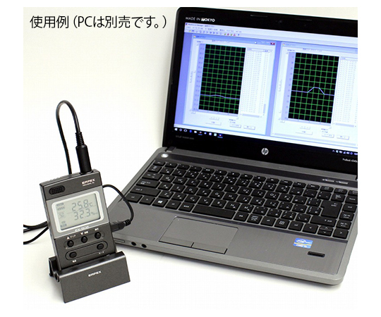 エンペックス2-2740-31-20　高性能デジタル温度湿度計　校正証明書付 EX-502