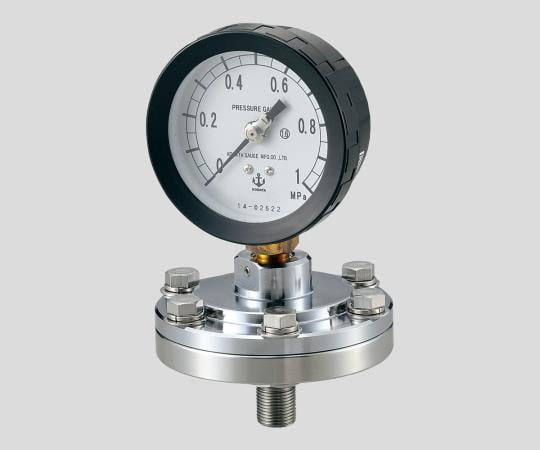 【校正対応】2-278-06ダイヤフラム式圧力計ＭＺＳ-１Ａ７５×１．０ＳＵＳ【1台】(as1-2-278-06)