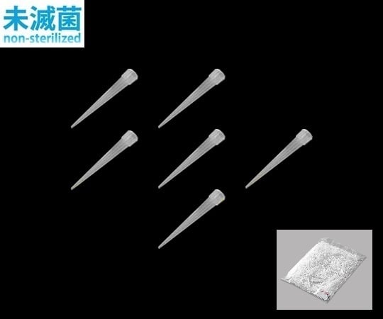 【サンプル】アズワン2-3006-05アイビスピペットチップ（バルクパック）1～200μL１０００本入ナチュラル【1袋(1000本入)】(as1-2-3006-05)