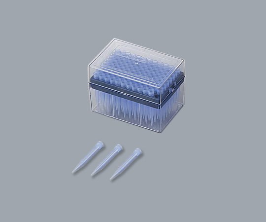 アズワン2-3009-02アイビスピペットチップ（ボックスパック）100～1000μL９６本／箱×１０箱ブルー【1箱(96本×10ボックス入)】(as1-2-3009-02)