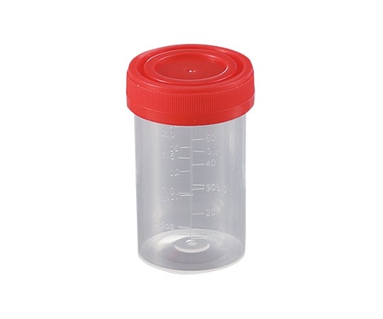 【滅菌】2-3259-03食品検体容器60mL赤【1箱(1個×100袋入)】(as1-2-3259-03)
