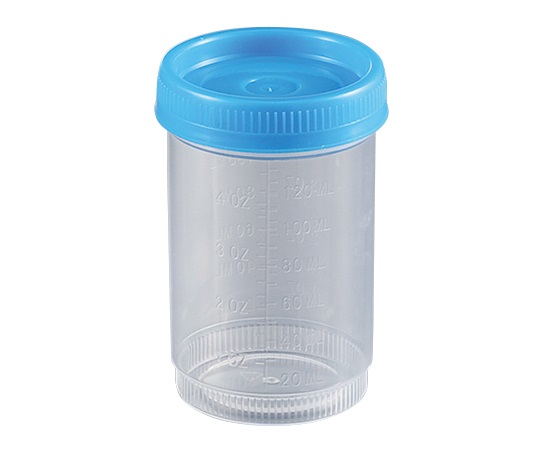2 3259 04 食品検体容器 120ml 青 23223 2b Axel アズワン
