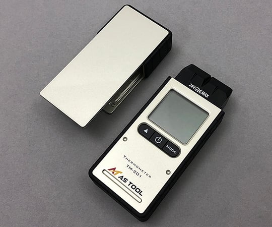 【校正対応】アズワン2-3362-02エクスポケット熱電対温度計TM-201(2ch)【1台】(as1-2-3362-02)