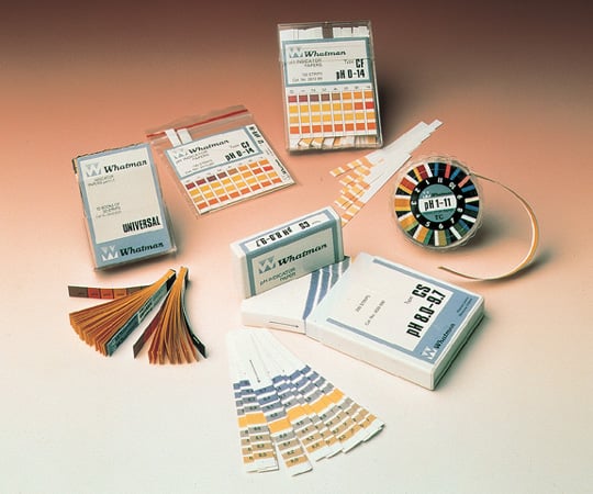 ワットマン2-341-09ｐＨ試験紙ストリップＣＦ４．５～１０【1箱(100枚入)】(as1-2-341-09)