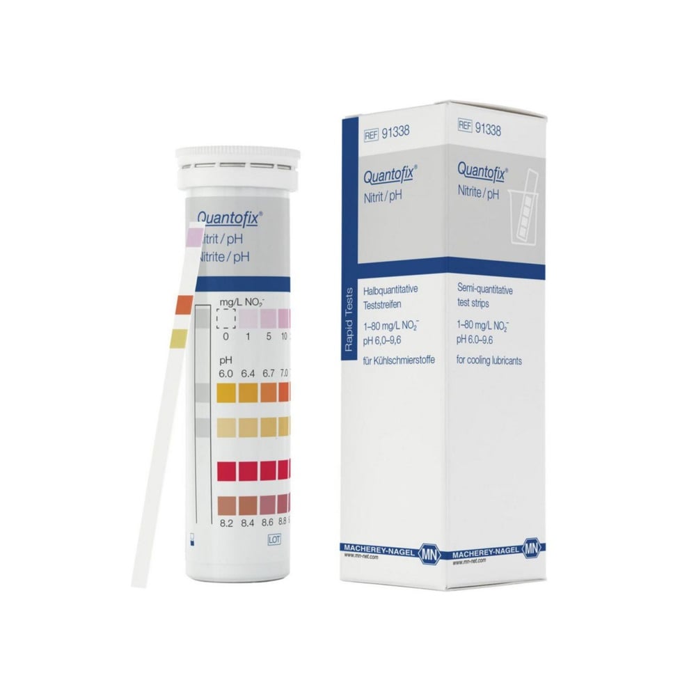 半定量イオン試験紙 QUANTOFIXR 亜硝酸・pH 100枚入