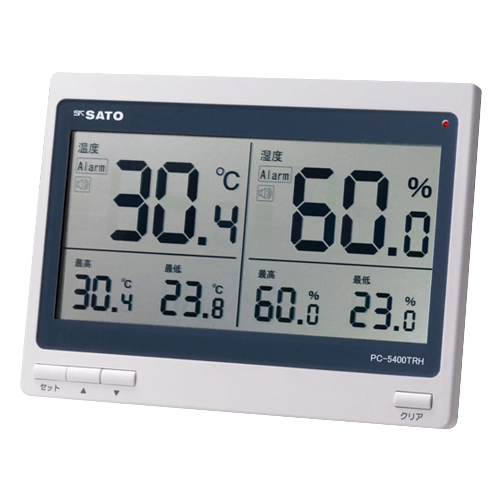 人気アイテム 高性能デジタル温度湿度計 2-2740-31