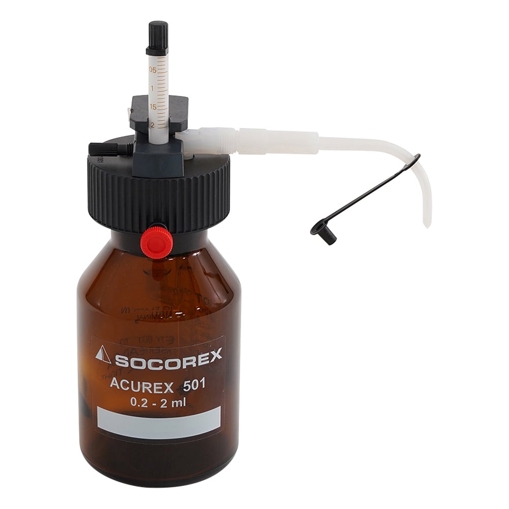 アキュレックスディスペンサー SOCOREX 分注量0.2～2mL JCSS校正証明書付