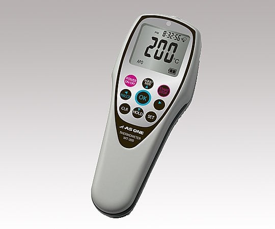 防水デジタル温度計 HACCPアラート機能付 中国語版校正証明書付 WT-200