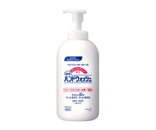 2-3806-01 薬用ハンドウォッシュ(クリーン＆クリーンF1) 700mL 業務用 泡ハンドソープ