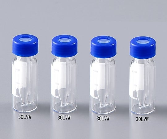 ThermoFisherScientific2-3857-01質量分析用バイアル(200μL)透明フューズドインサート(青色キャップ)【1箱(100本入)】(as1-2-3857-01)