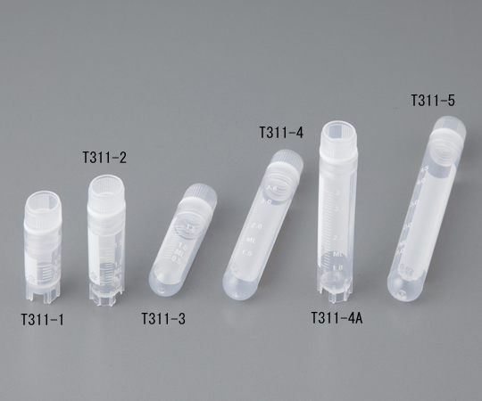 【滅菌】ThermoFisherScientific2-3881-08クライオバイアル２．０ｍＬ（内ネジ・自立型）【1箱(100本×10袋入)】(as1-2-3881-08)