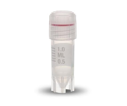 【滅菌】Simport2-3881-21クライオバイアルT308-1AOリングシールタイプ1.2ml外ネジ・自立型【1箱(100個×10袋入)】(as1-2-3881-21)