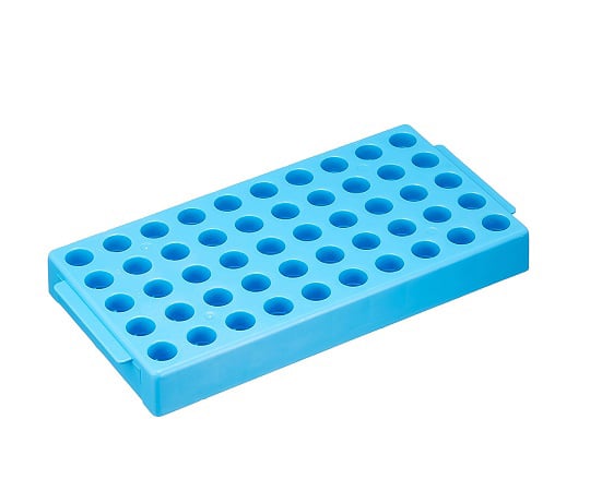 【滅菌】Simport2-3881-33クライオバイアル用ラックT315-250本収納100×200×250mm青【1箱(4個入)】(as1-2-3881-33)