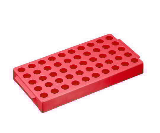 【滅菌】Simport2-3881-34クライオバイアル用ラックT315-350本収納100×200×250mm赤【1箱(4個入)】(as1-2-3881-34)