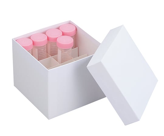 アズワン2-3962-01遠沈管用フリーズボックス本体・フタ【1箱(10組入)】(as1-2-3962-01)