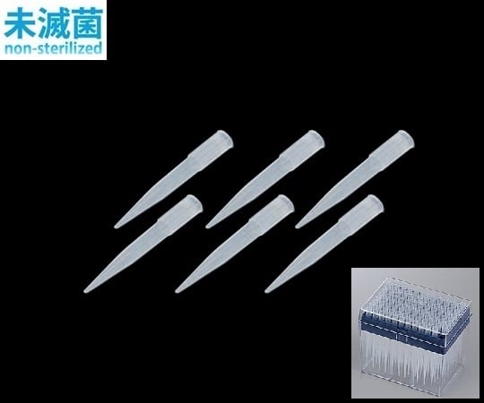 アズワン2-4064-06アイビスロングチップ（ボックスパック）100～1200μL９６本／箱×１０箱ナチュラル【1箱(96本×10ボックス入)】(as1-2-4064-06)