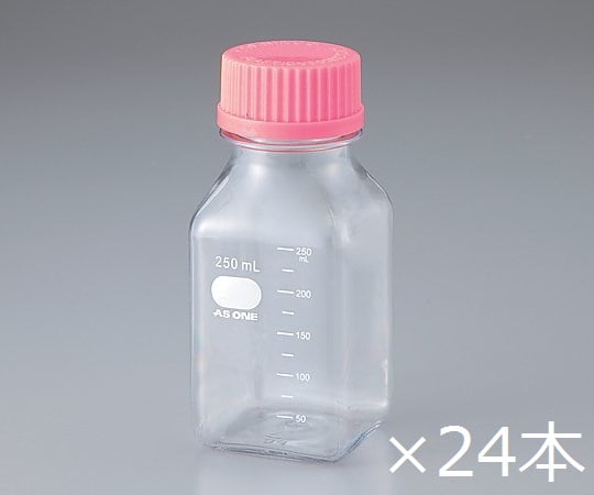 2-4130-02 ビオラモポリカーボネイト角型ボトル 250mL 【AXEL】 アズワン