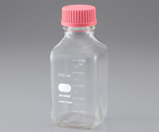 【滅菌】ビオラモ(アズワン)2-4130-53ビオラモポリカーボネイト角型ボトル500ml（ケース販売）24本入【1箱(24個入)】(as1-2-4130-53)