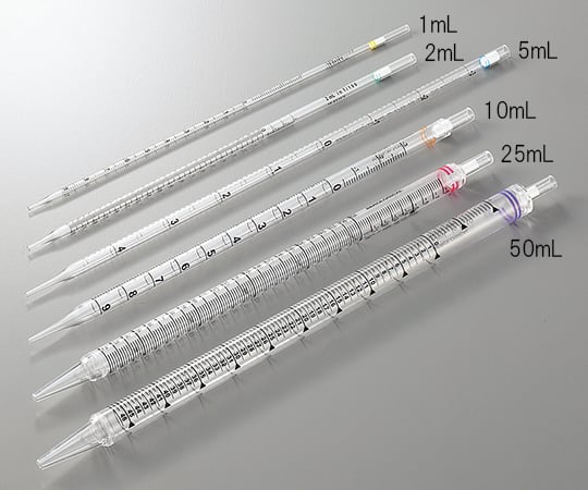 2-4132-01 ビオラモディスポピペット ピーリング小分包装 1mL 黄 600本