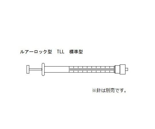 2-428-04 ガスタイトシリンジ(1700シリーズ) 1705TLL 50μL(針別売） 4015-44005